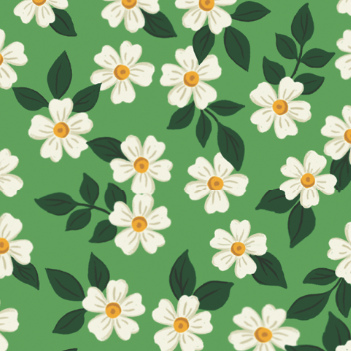 Dainty Daisies Lady Dog Bow
