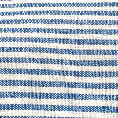 Lake Blue Stripe Bolster Dog Bed