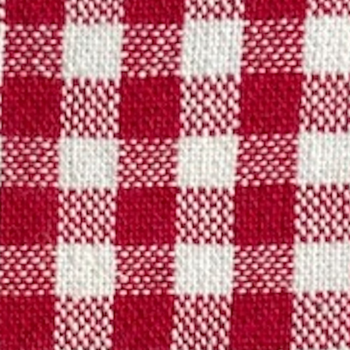 Red Gingham Waste Bag Holder