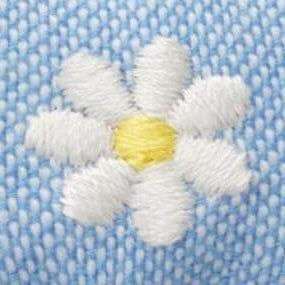 Daisy Embroidered Collar Walk Set