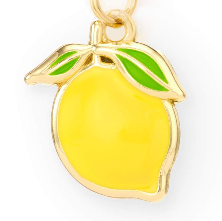 Lemon Collar Charm