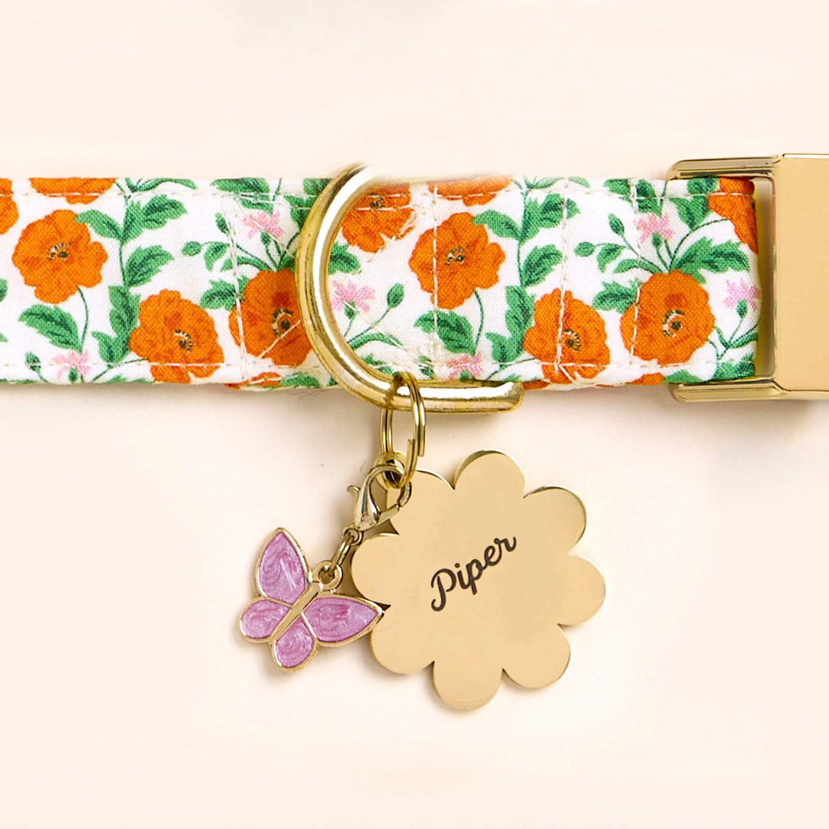 Flower Pet ID Tag