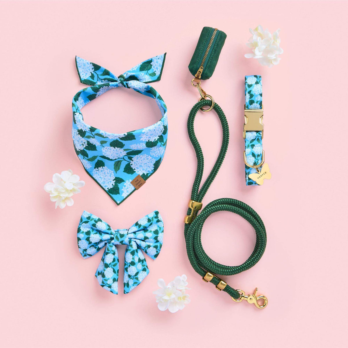 Hydrangea Collar Walk Set