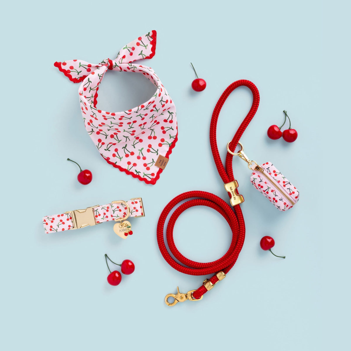 Cherry Jubilee Waste Bag Holder
