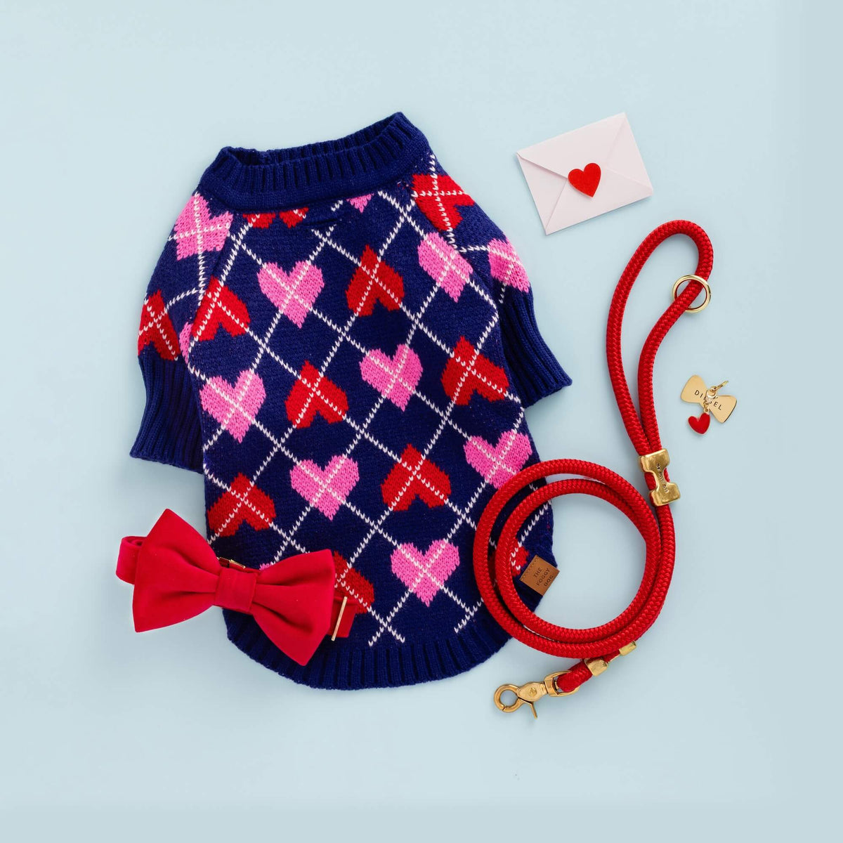 Ruby Dog Bow Tie