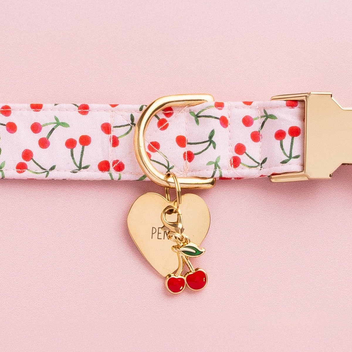 Cherries Collar Charm