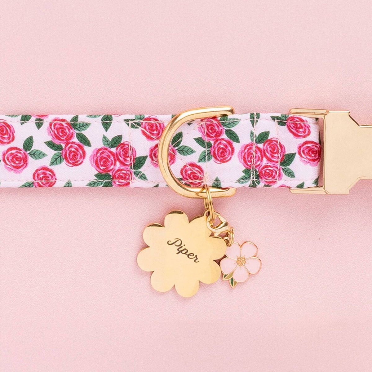 Flower Pet ID Tag
