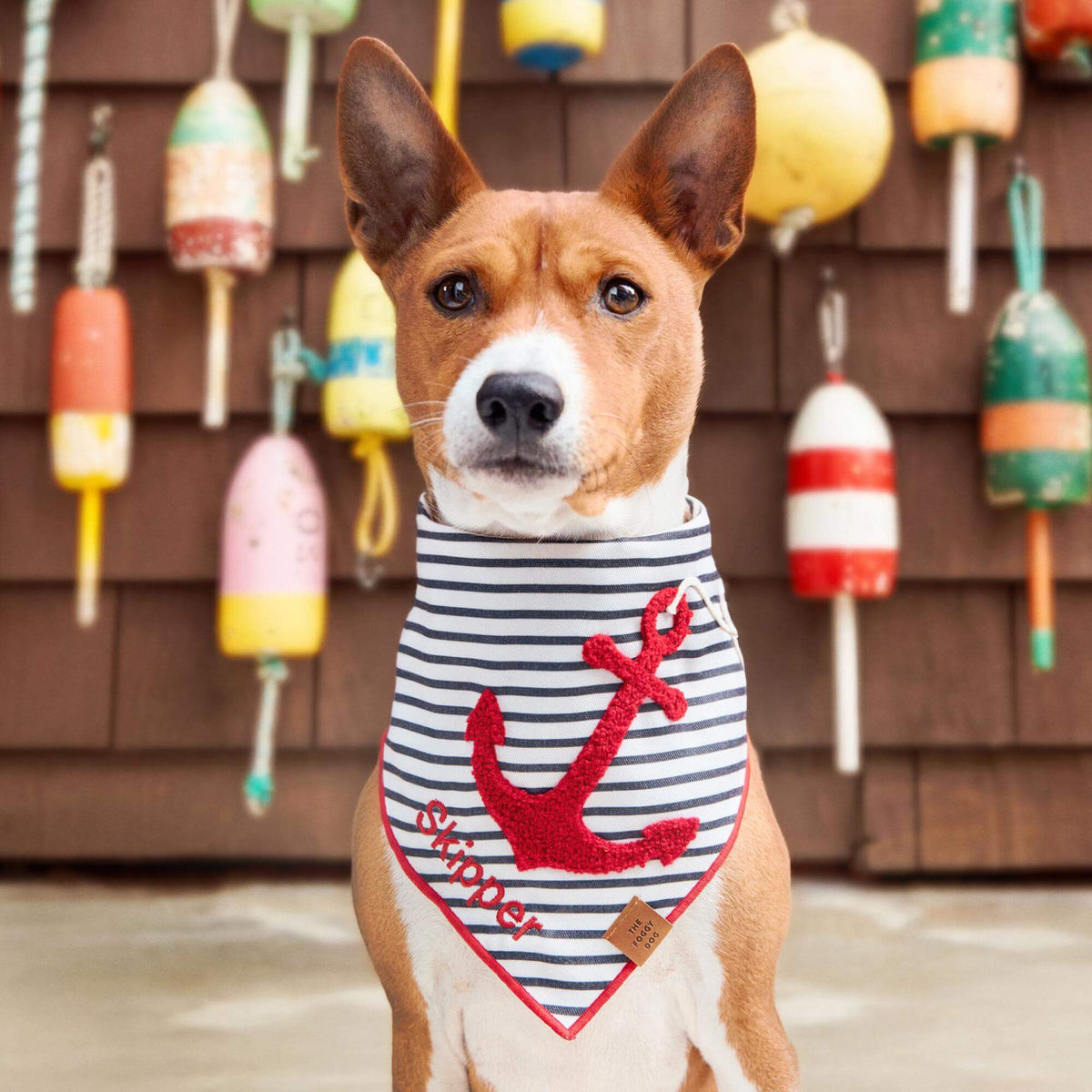 Anchor Applique Dog Bandana