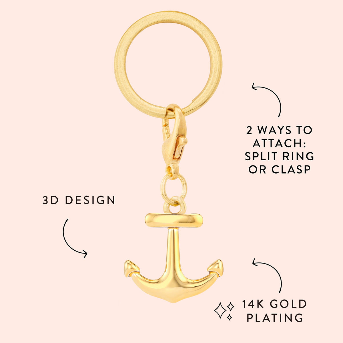 Anchors Away Collar Charm Set