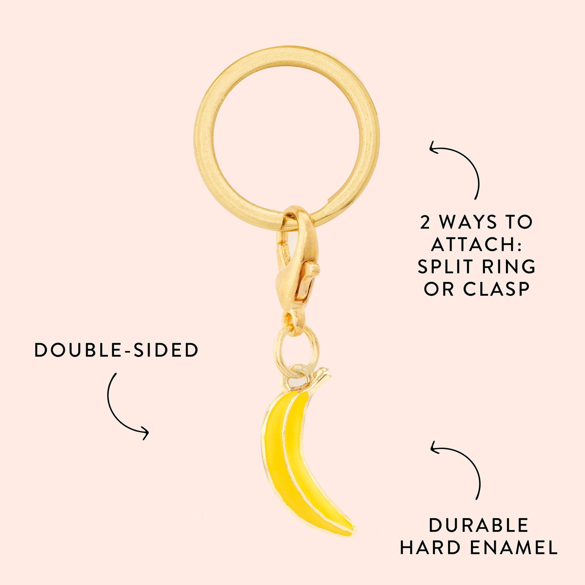 Banana Collar Charm