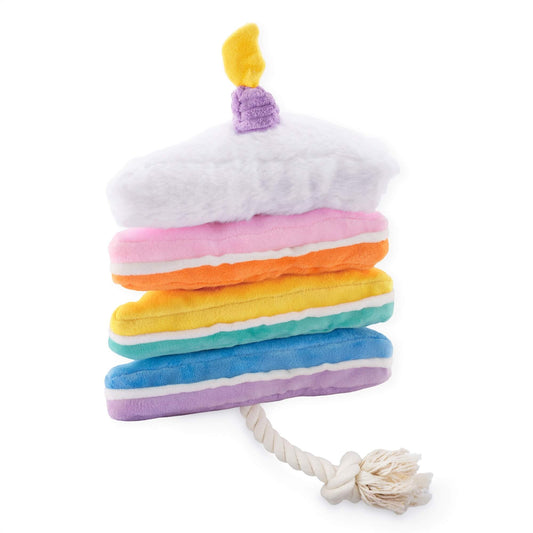 Birthday Cake Interactive Snuffle Dog Toy