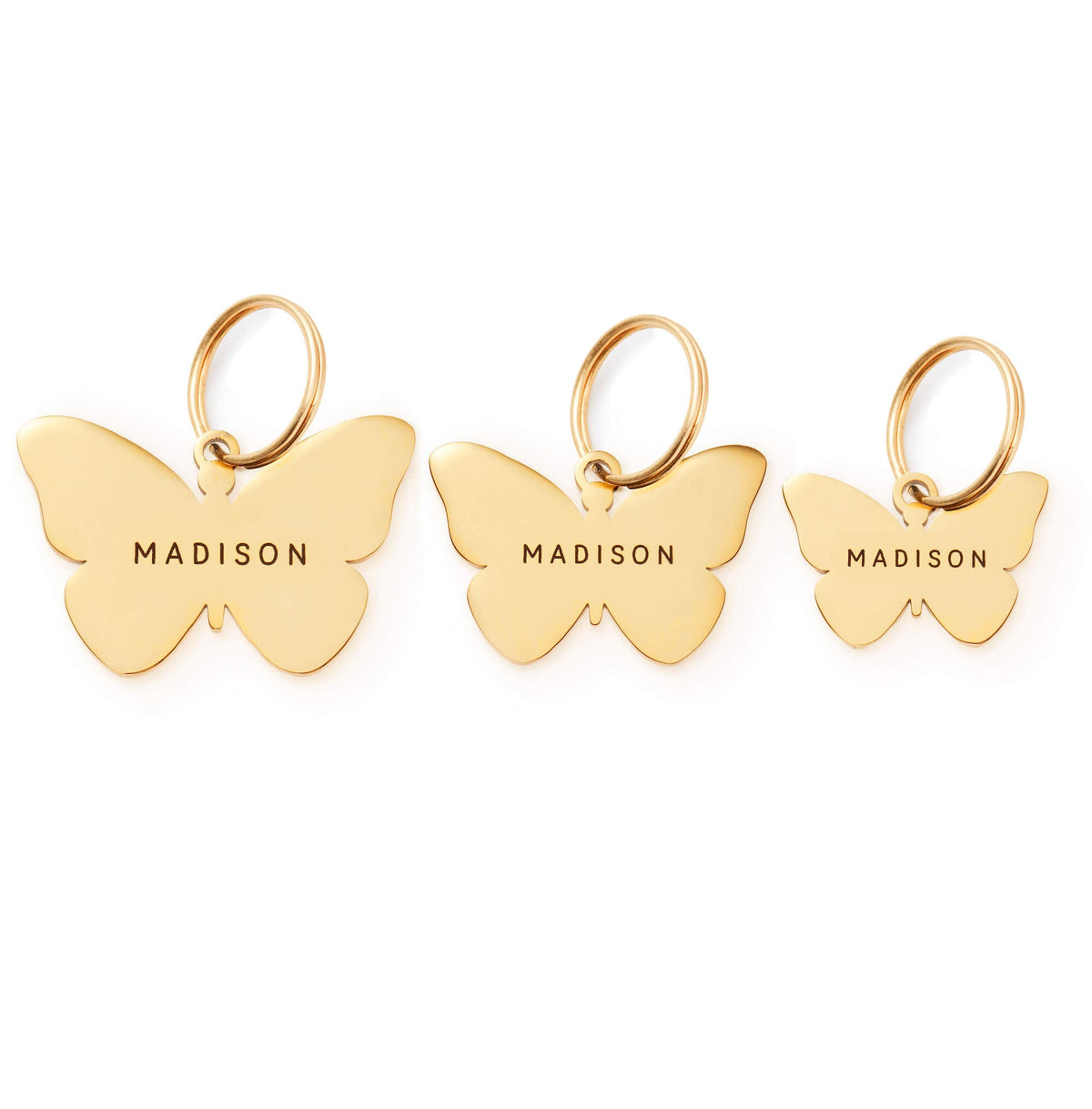 Butterfly Pet ID Tag