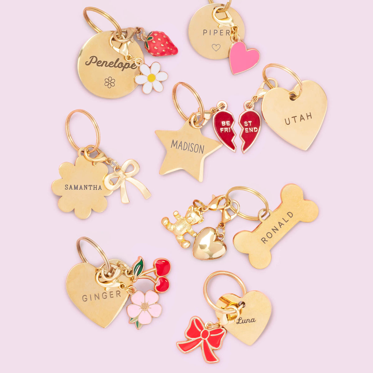 Heart Pet ID Tag
