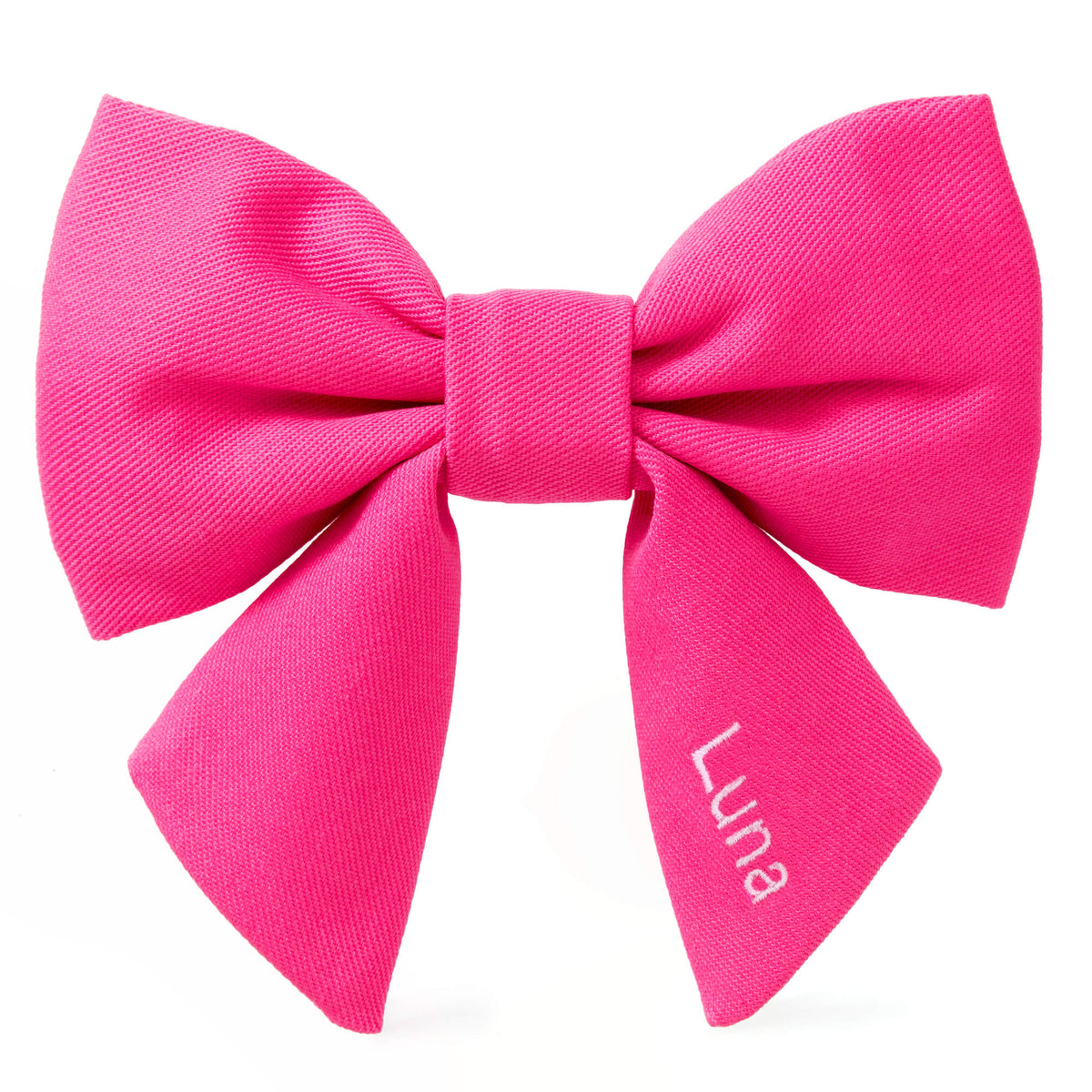 Hot Pink Lady Dog Bow