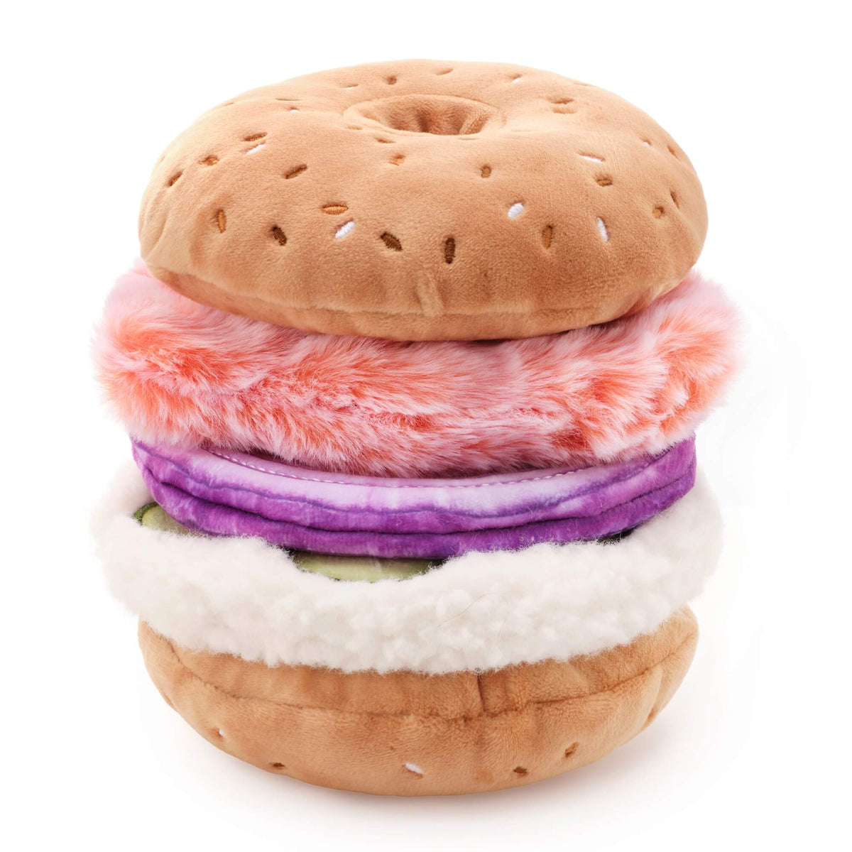 Bagel and Lox Interactive Snuffle Dog Toy