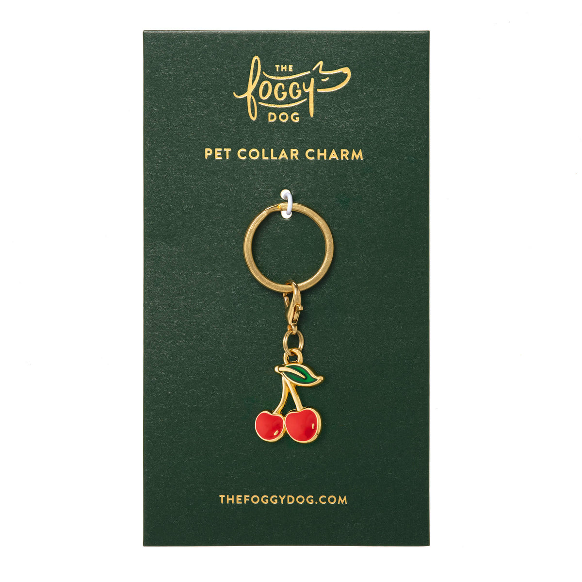 Cherries Collar Charm