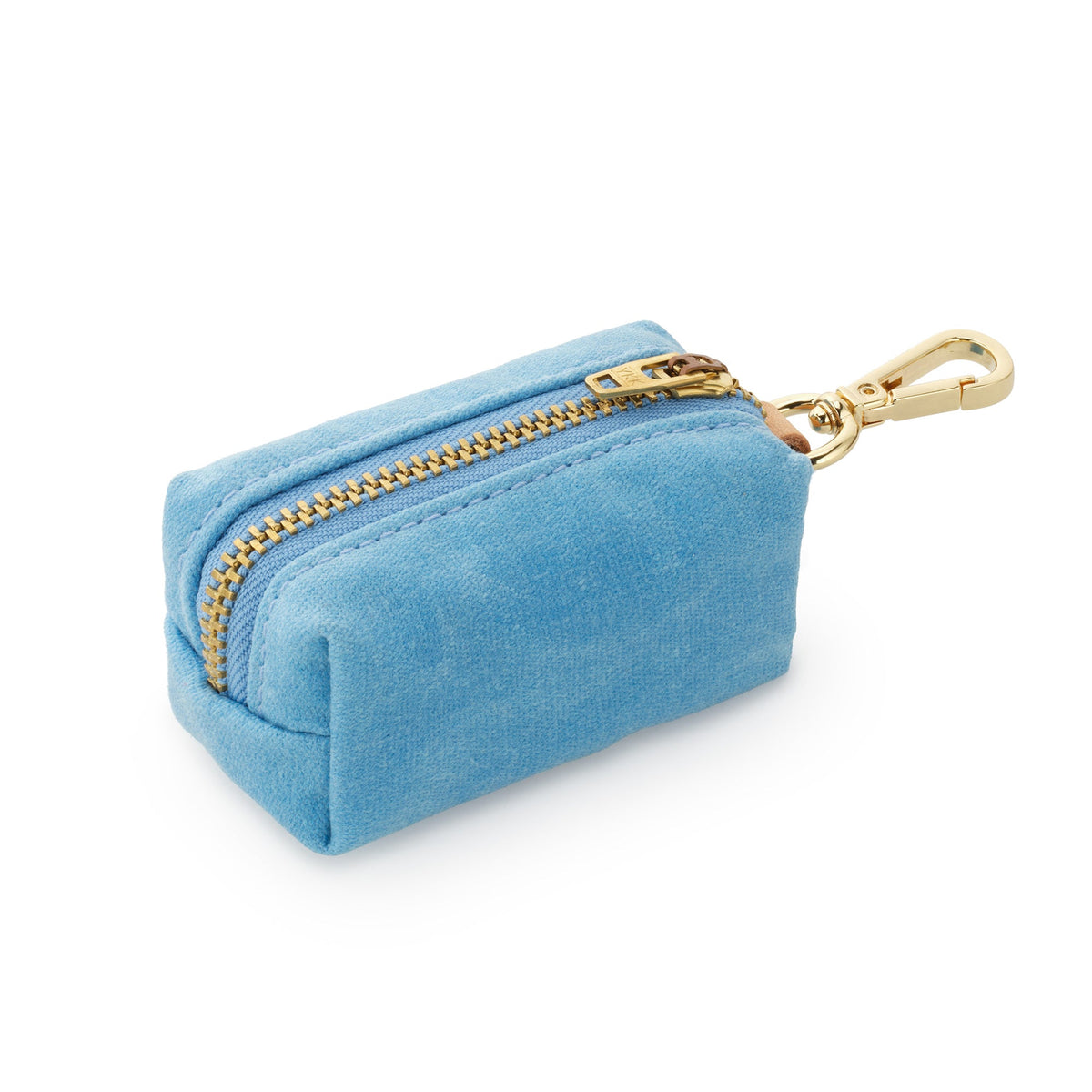 Powder Blue Waxed Canvas Waste Bag Holder