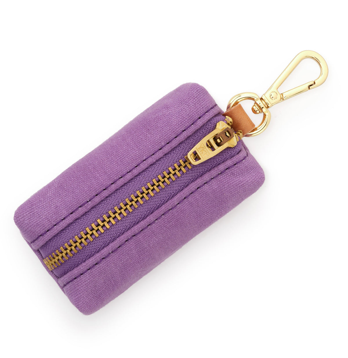 Violet Waxed Canvas Waste Bag Holder