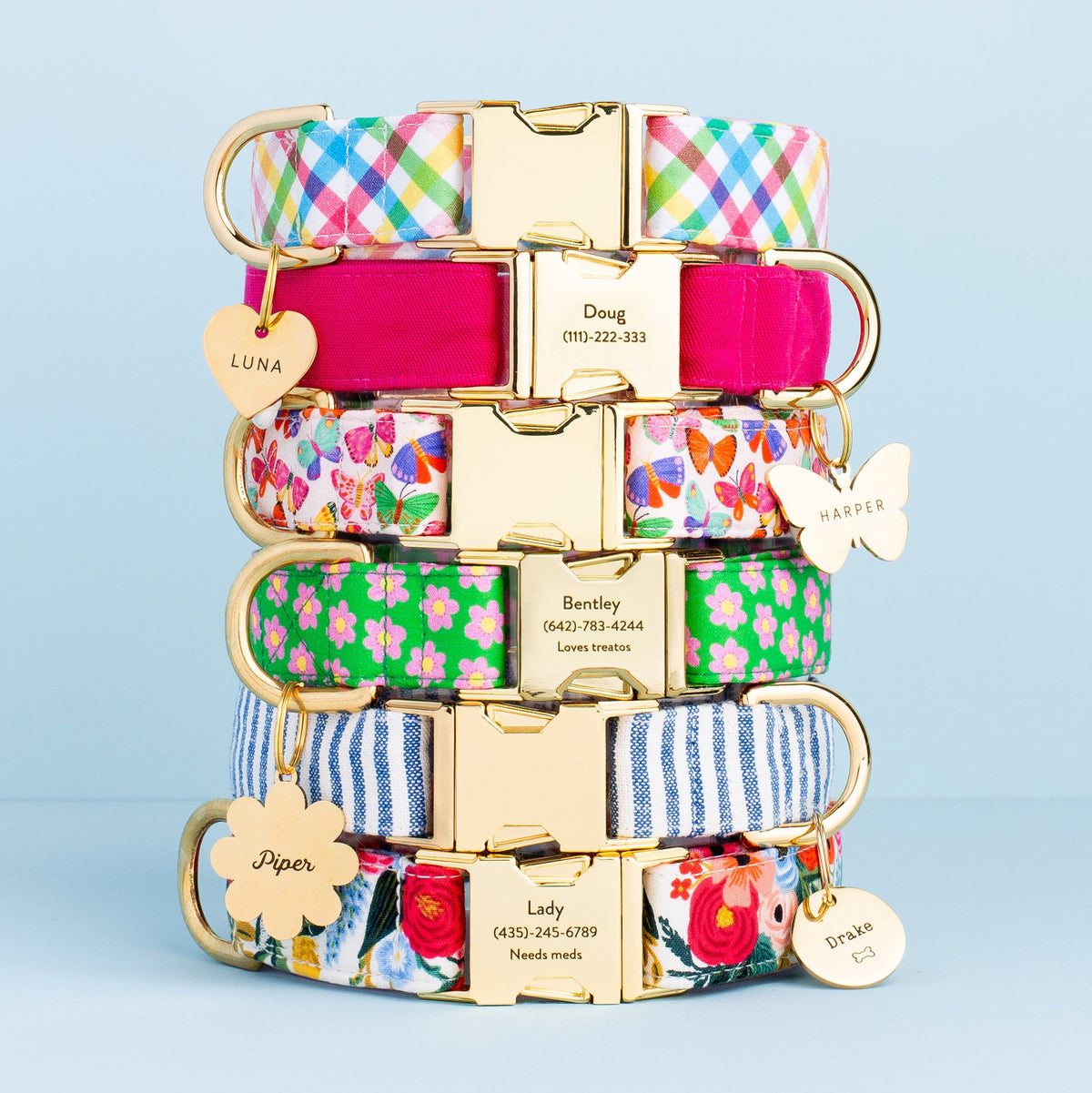 Butterfly Pet ID Tag