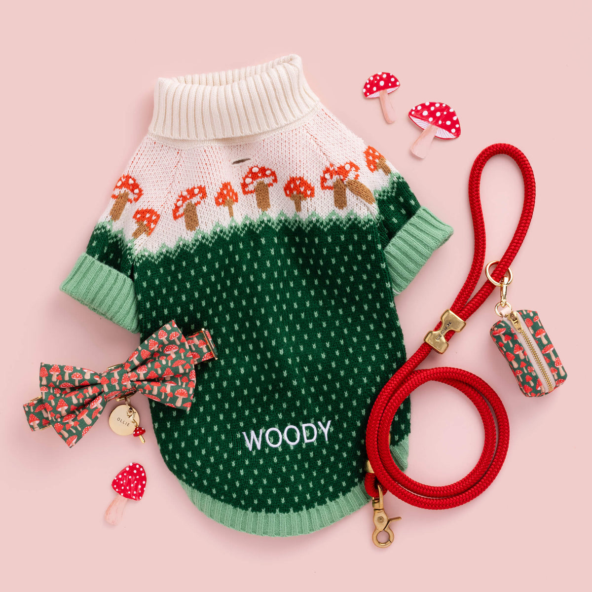 Toadstool Collar Charm
