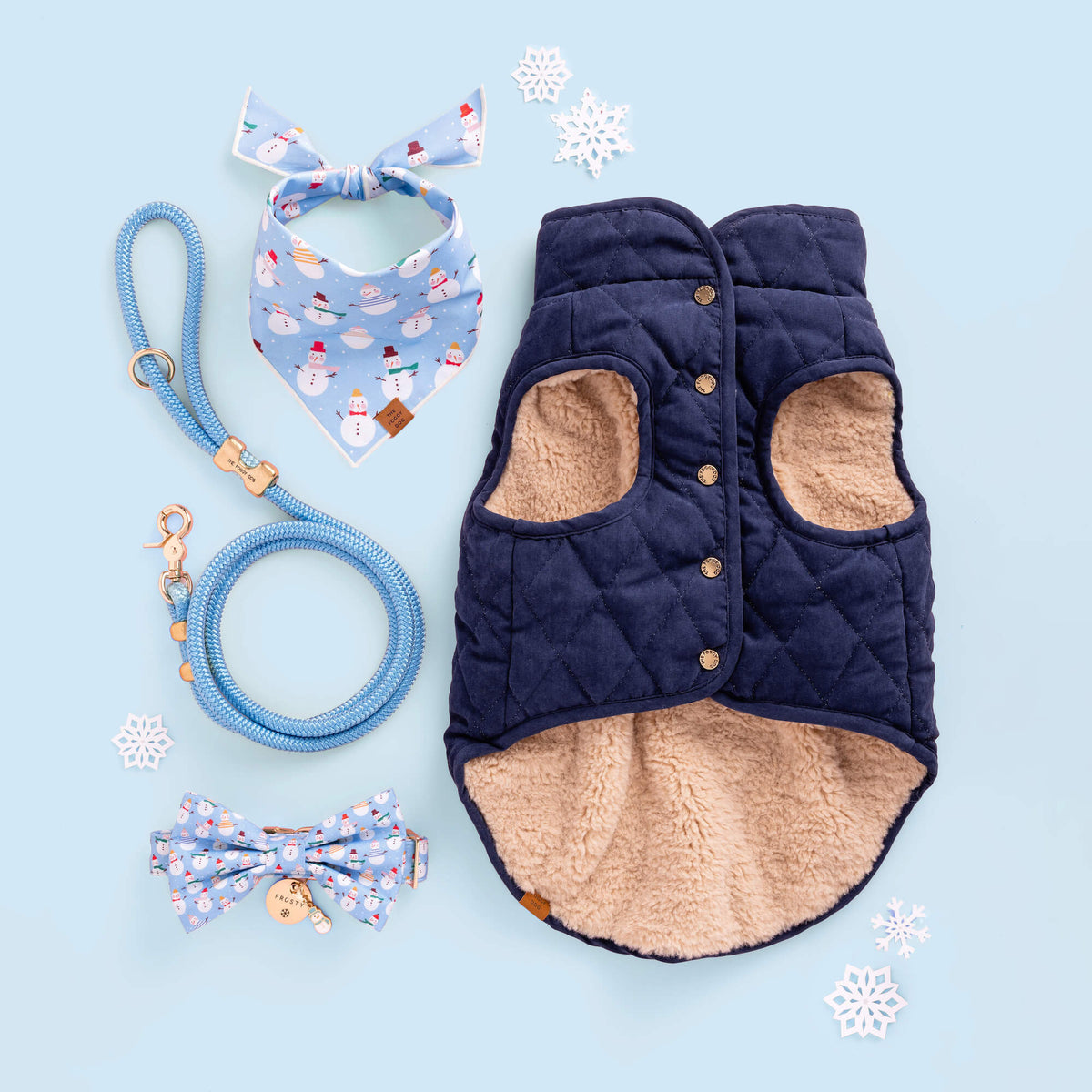 Snowman Collar Charm