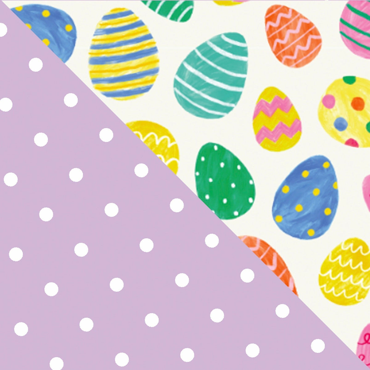 Easter Eggs Reversible Dog Bandana