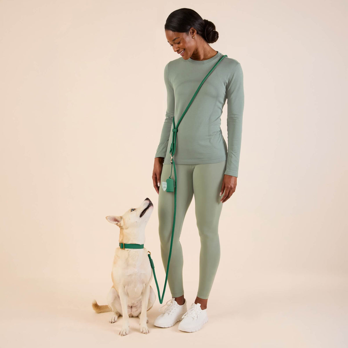 Active Flex Dog Collar, Fern