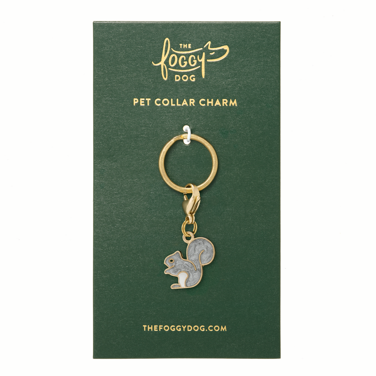 Squirrel Collar Charm