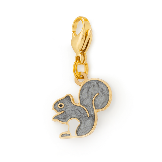 Squirrel Collar Charm