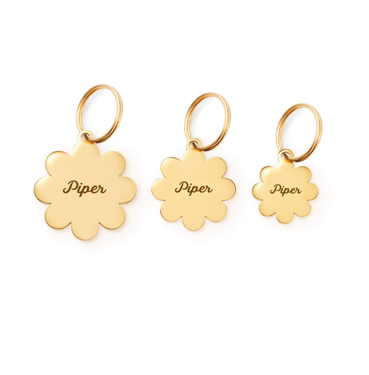 Flower Pet ID Tag