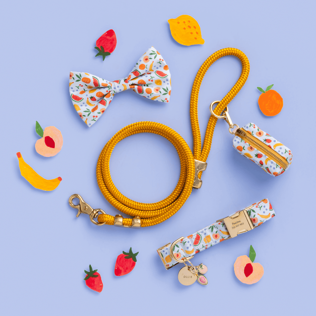 Peach Collar Charm