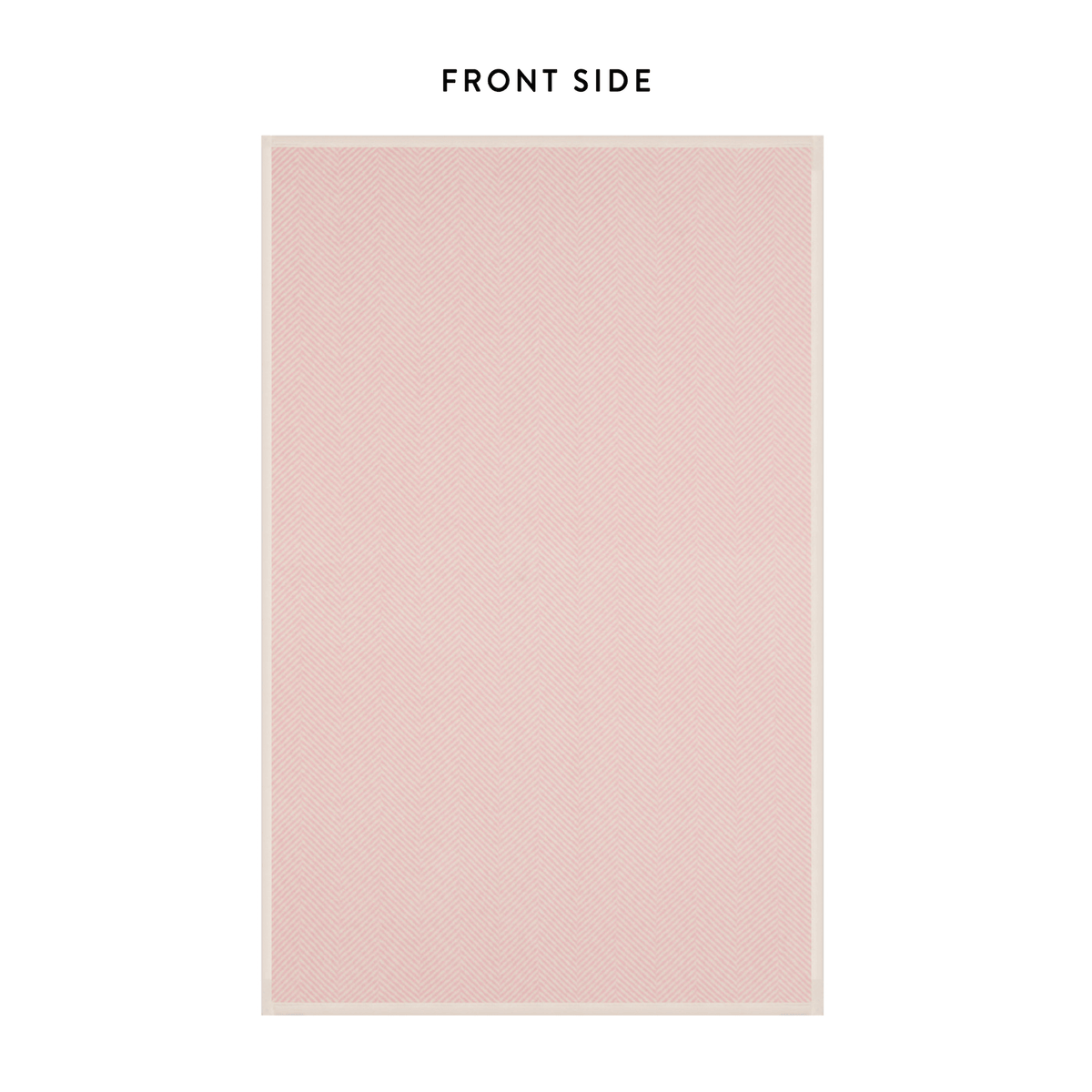 ChappyWrap Harborview Herringbone Blush Dog Blanket