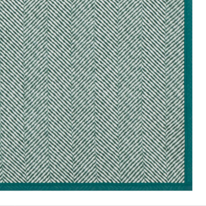 ChappyWrap Harborview Herringbone Evergreen Dog Blanket