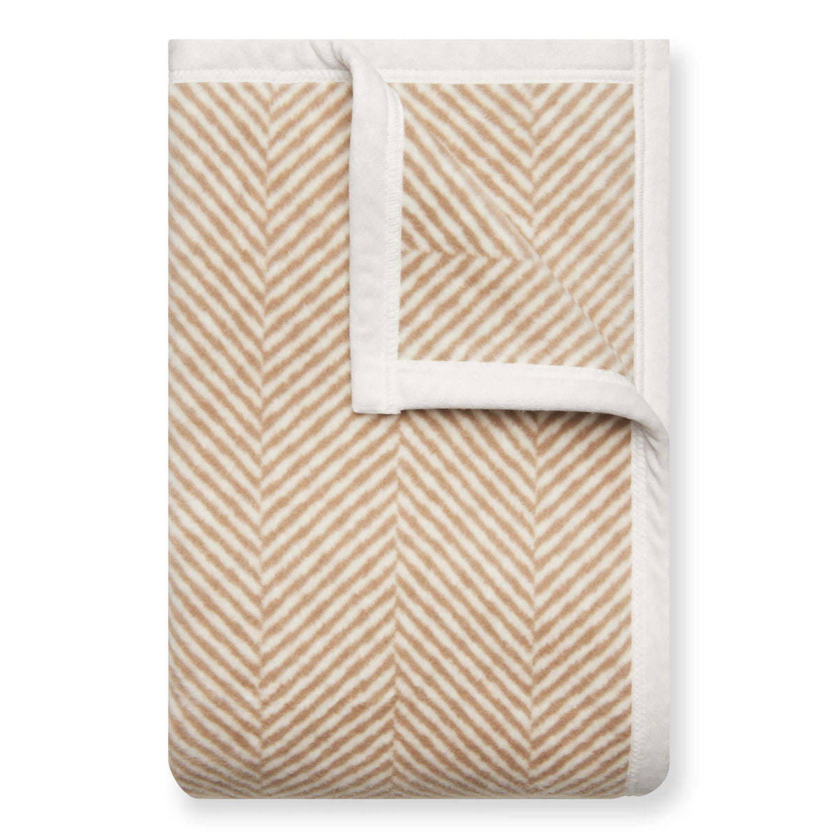 ChappyWrap Harborview Herringbone Tan Dog Blanket