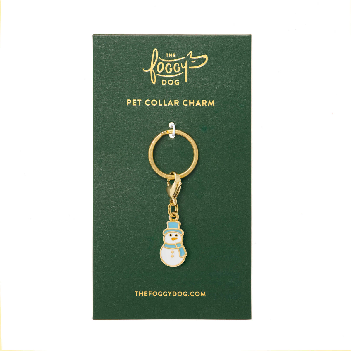 Snowman Collar Charm