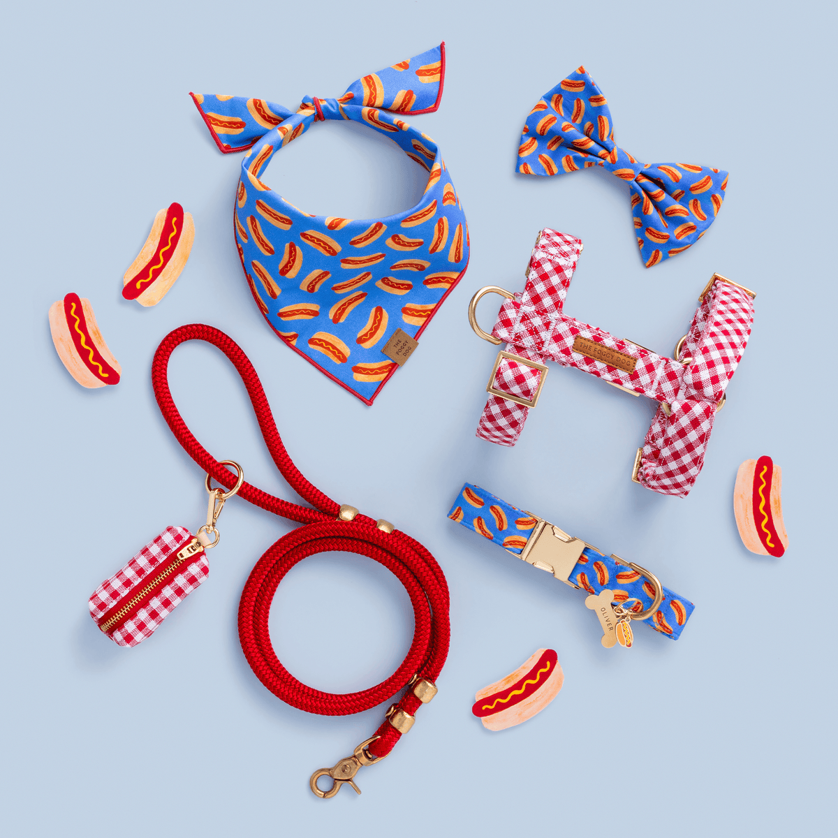 Hot Diggity Bow Tie Collar