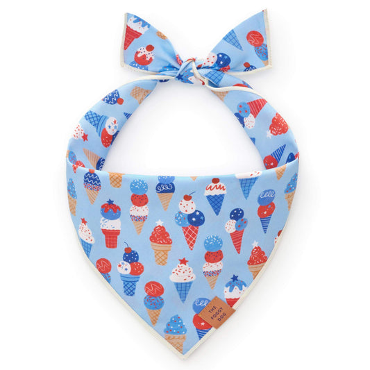 Star-Spangled Scoops Dog Bandana