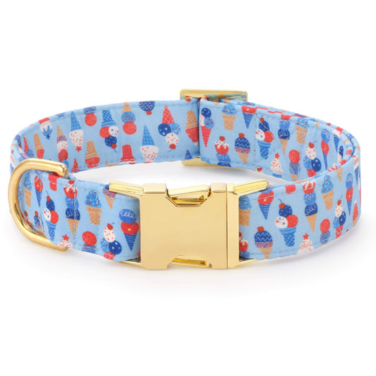 Star-Spangled Scoops Dog Collar