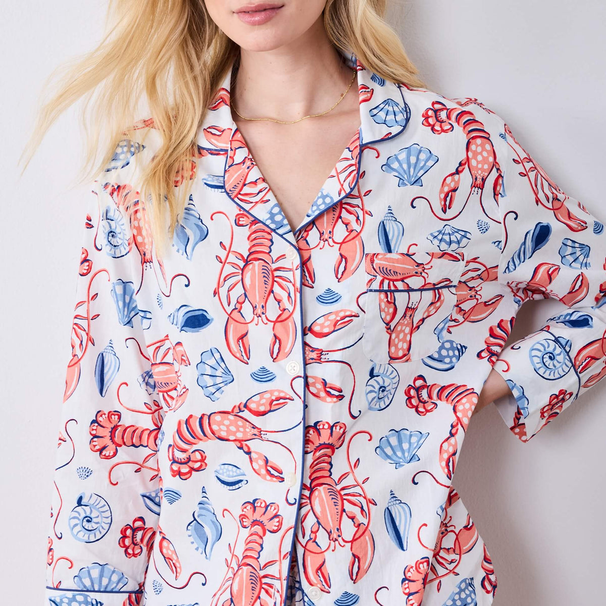 Printfresh Lobster Landing Long PJs