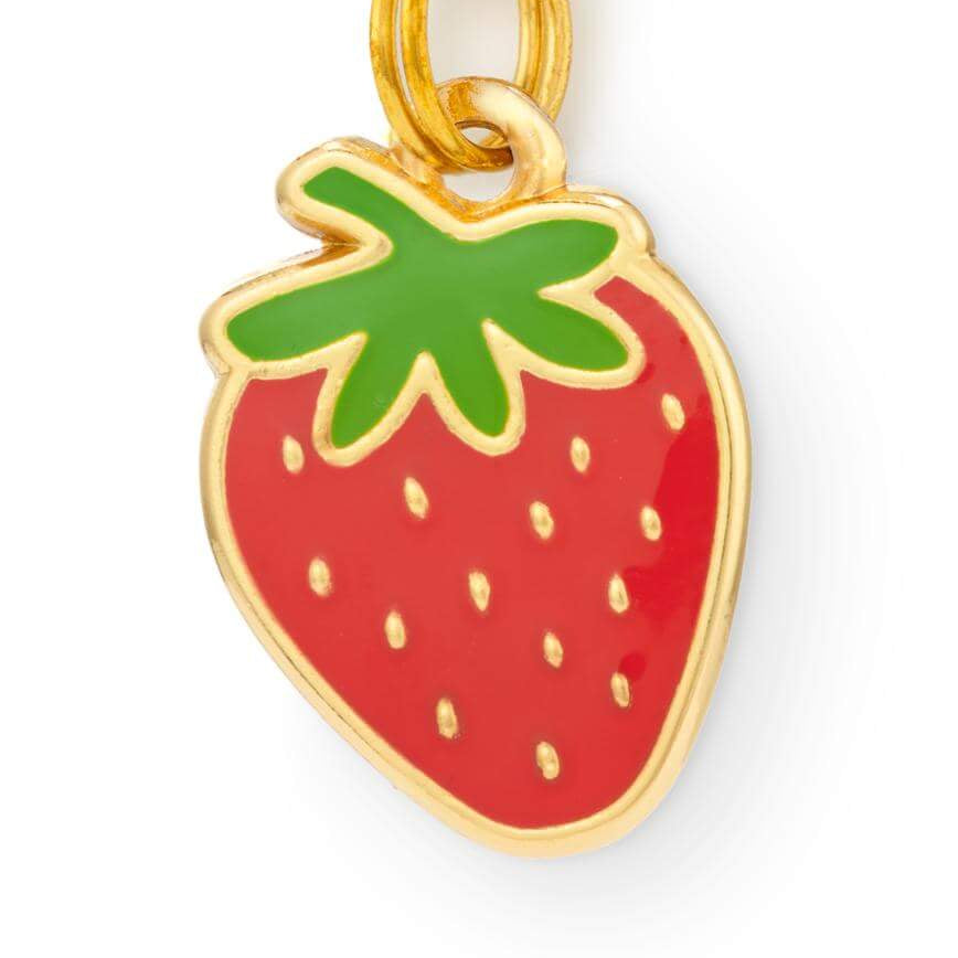Strawberry Collar Charm
