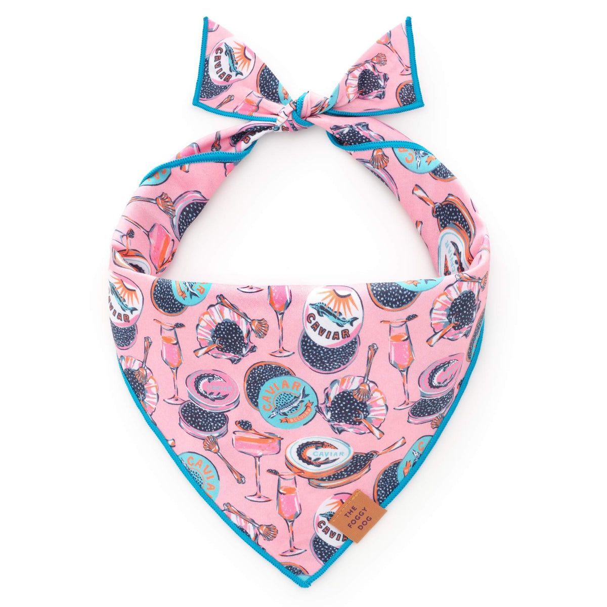 Printfresh x TFD Champagne & Caviar Dog Bandana