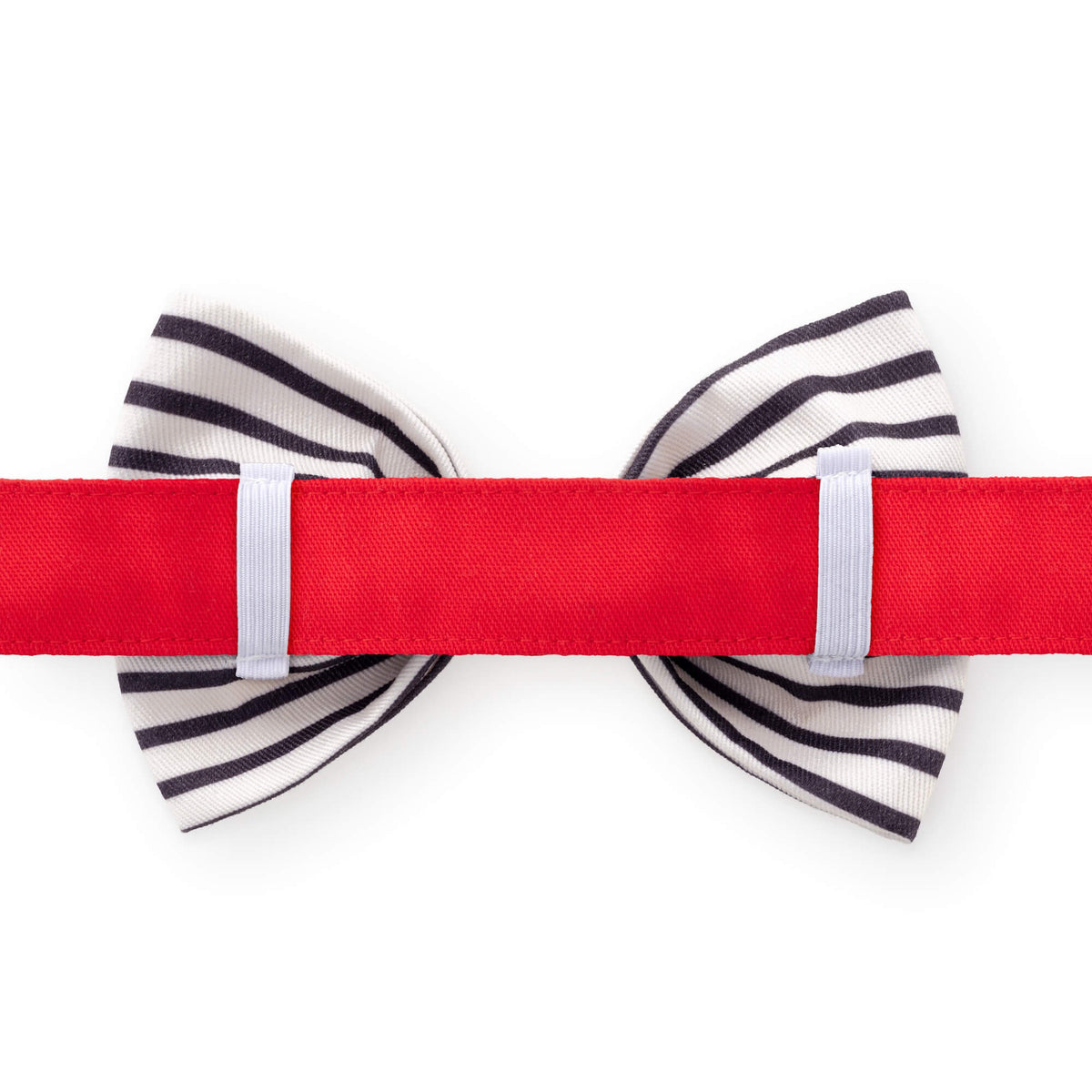 Anchor Embroidered Dog Bow Tie