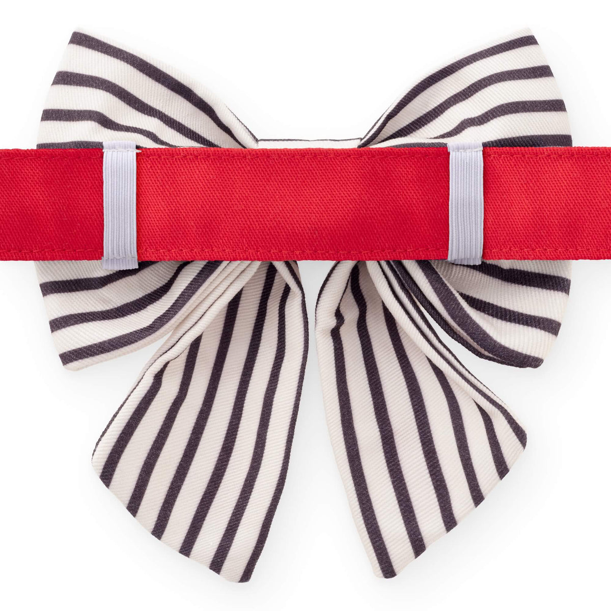Anchor Embroidered Lady Bow Collar