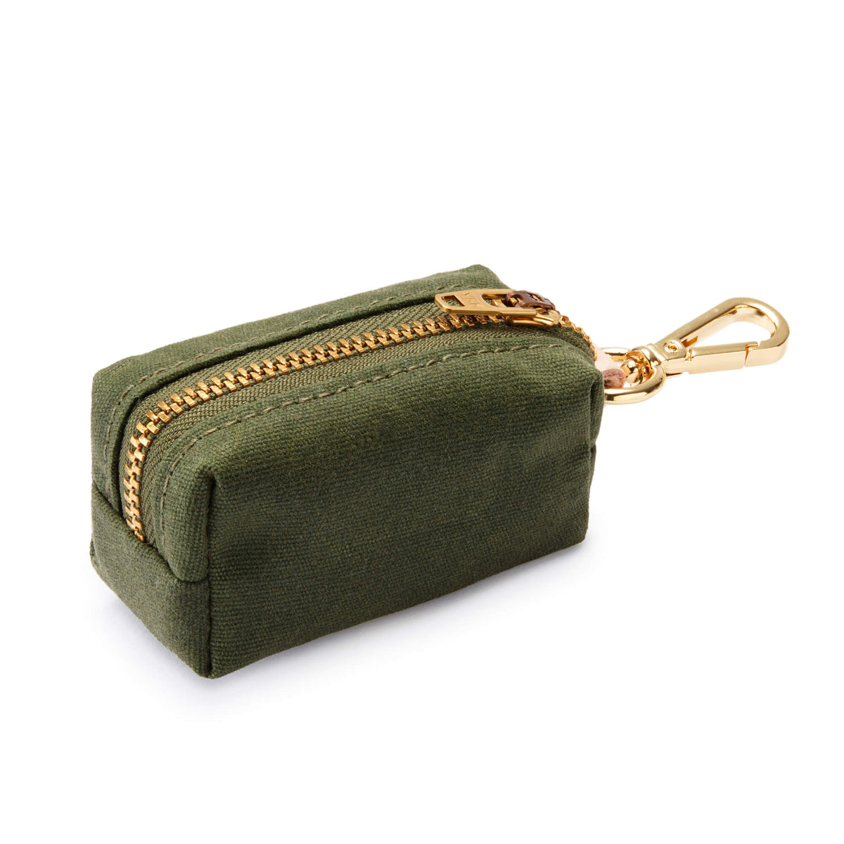 Olive Waxed Canvas Waste Bag Holder