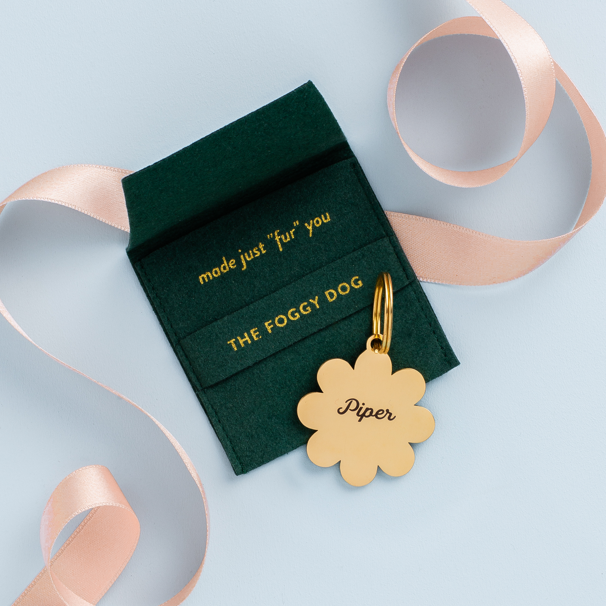 Flower Pet ID Tag