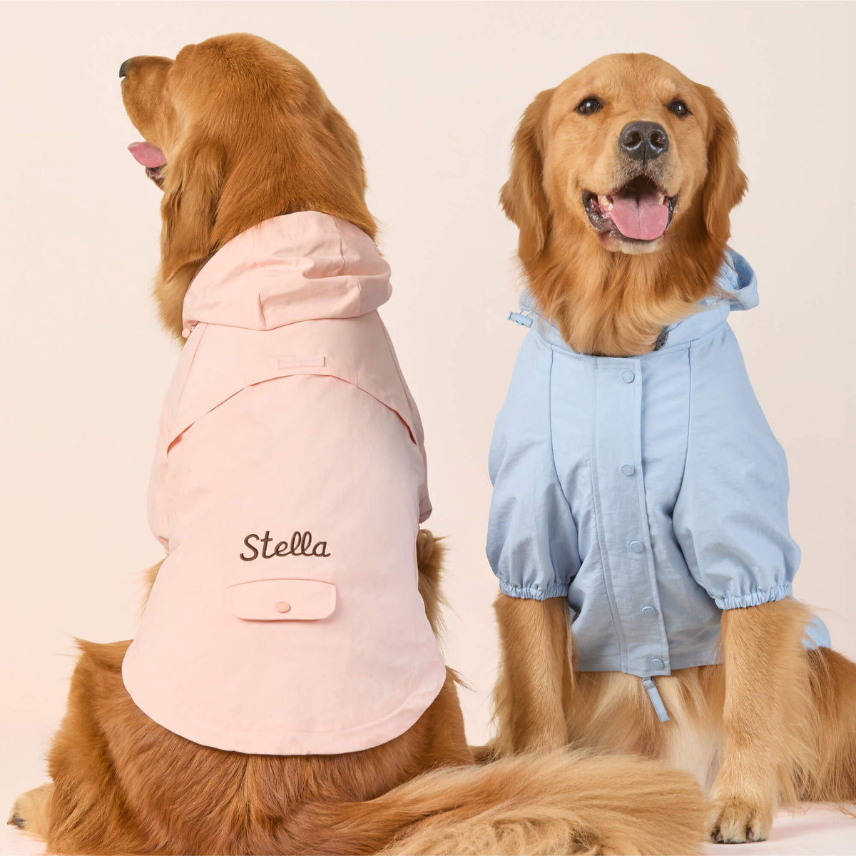 Sky Blue Dog Raincoat
