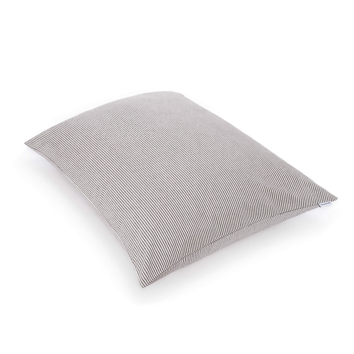Charcoal Stripe Dog Bed