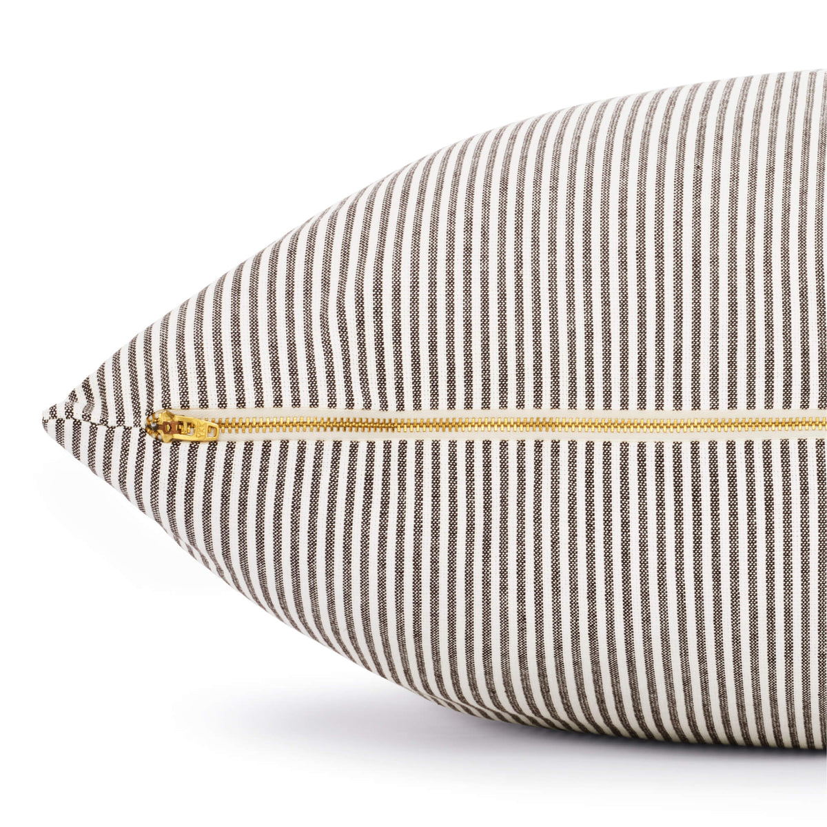 Charcoal Stripe Dog Bed