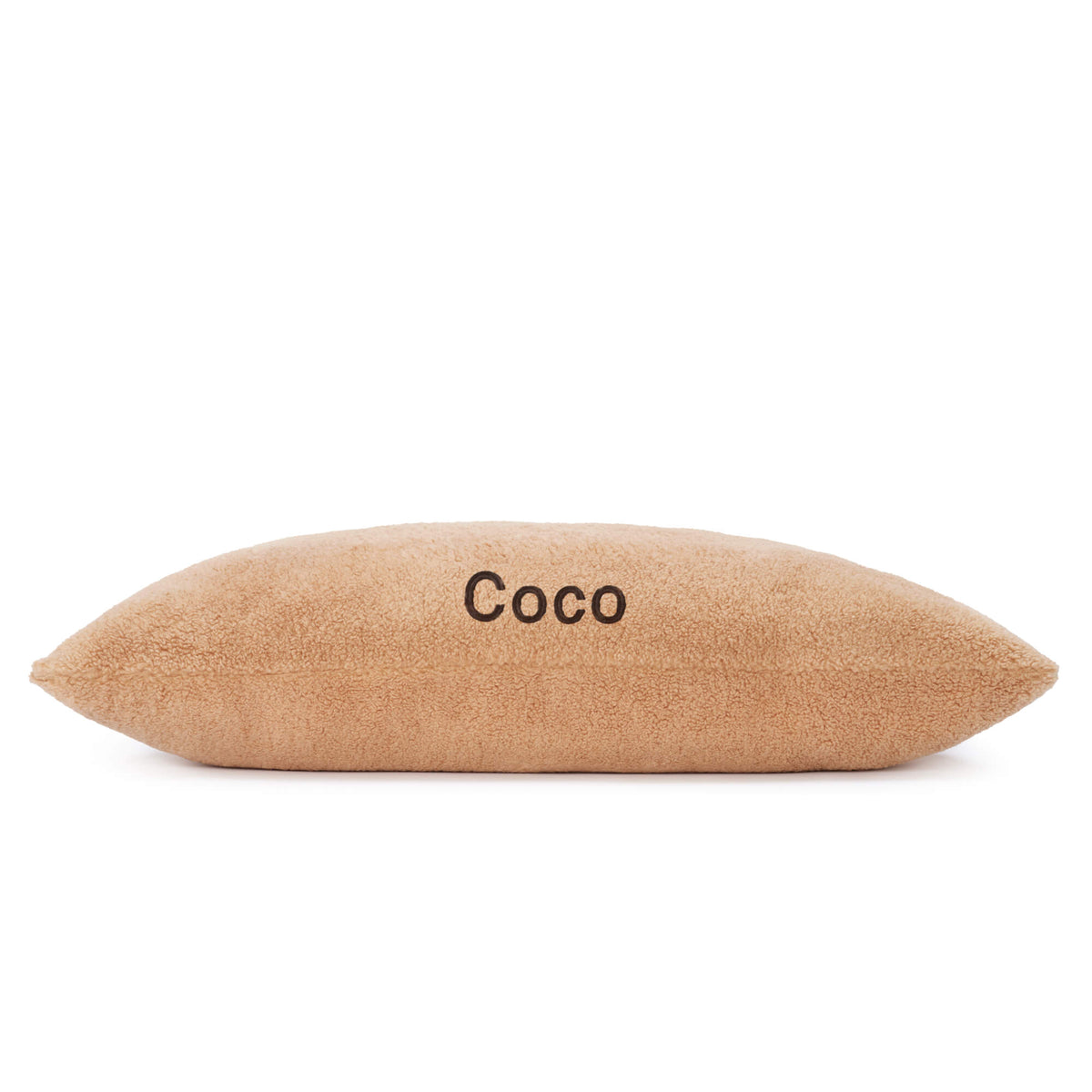 Latte Recycled Sherpa Dog Bed