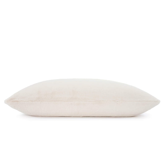 Natural Recycled Faux Fur Dog Bed